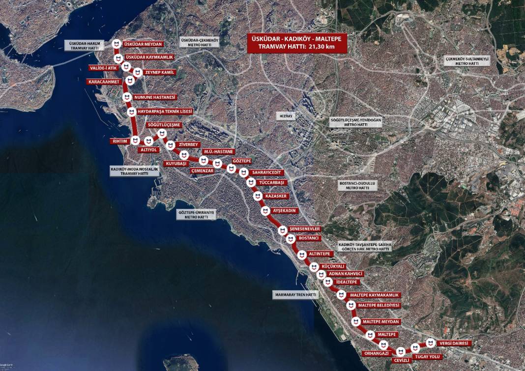 Anadolu'ya tramvay geliyor. 3 ilçeyi birbirine bağlayacak 1